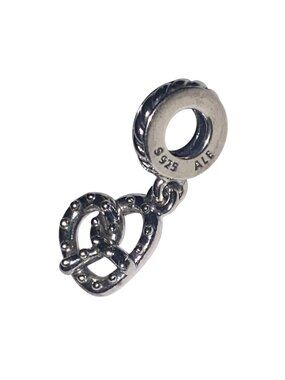 Pandora Pretzel Dangle Charm Sterling Silver S925 ALE
